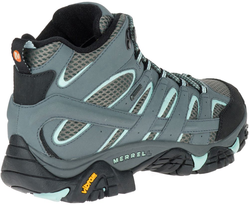 Merrell Støvler Dame - Moab 2 Mid Gore-Tex® - Grå - YKE394728